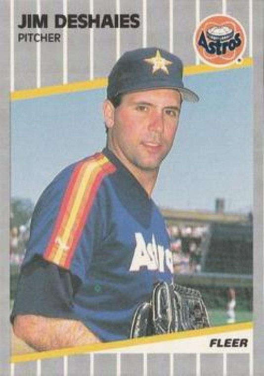 1989 Fleer #356 Jim Deshaies VG Houston Astros 
