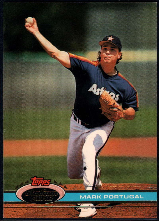 1991 Stadium Club #320 Mark Portugal VG Houston Astros 