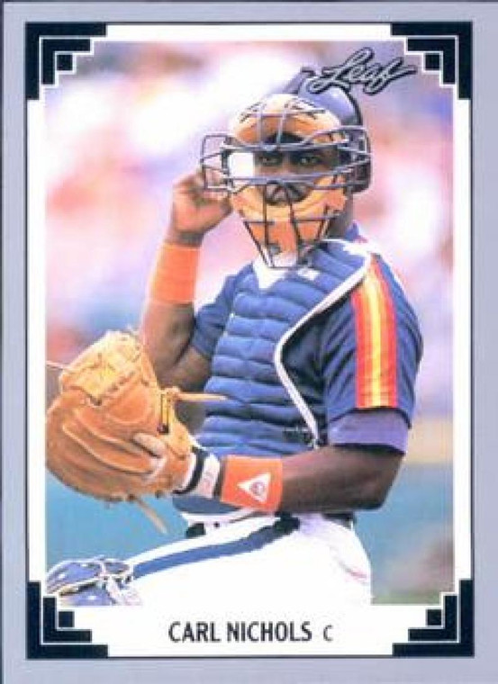 1991 Leaf #217 Carl Nichols VG Houston Astros 