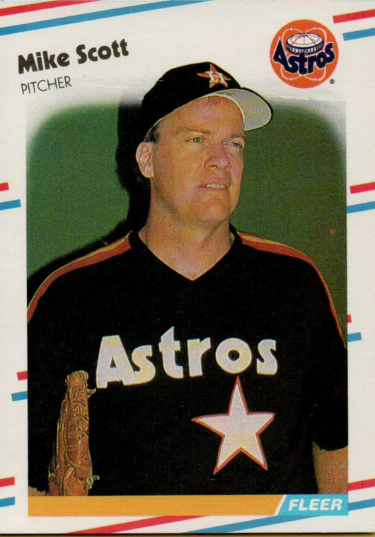 1988 Fleer #456 Mike Scott VG Houston Astros 