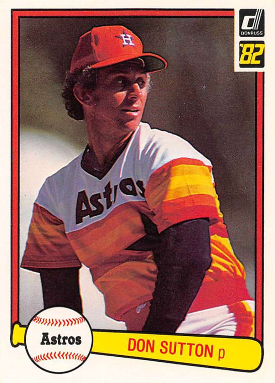 1982 Donruss #443 Don Sutton VG Houston Astros 