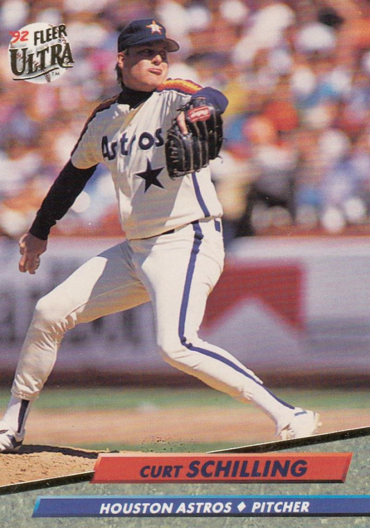 1992 Ultra #208 Curt Schilling VG Houston Astros 