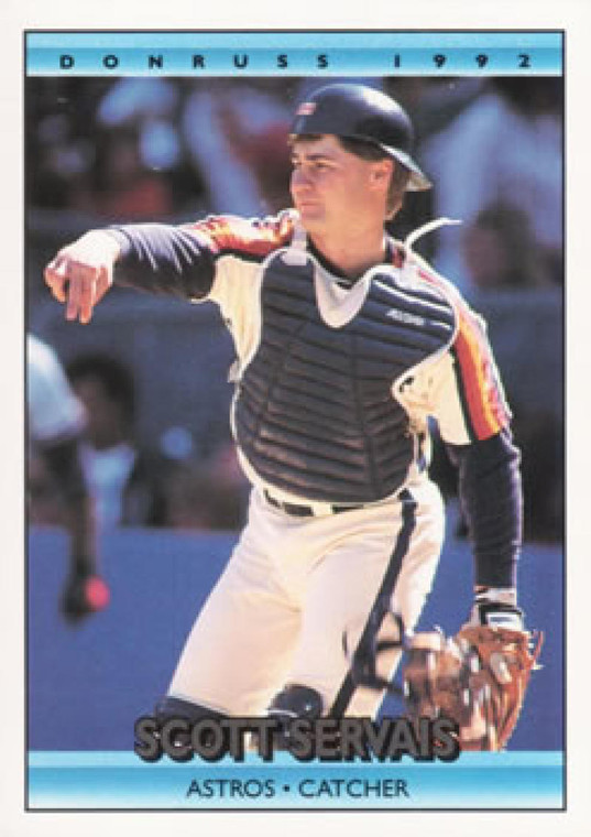 1992 Donruss #763 Scott Servais VG Houston Astros 