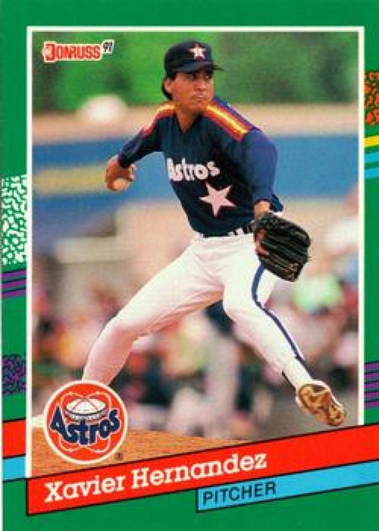 1991 Donruss #708 Xavier Hernandez VG Houston Astros 