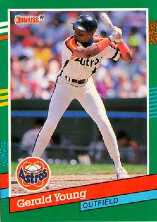 1991 Donruss #689 Gerald Young VG Houston Astros 