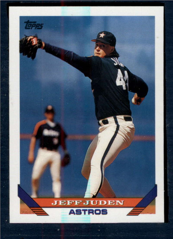 1993 Topps #709 Jeff Juden VG Houston Astros 