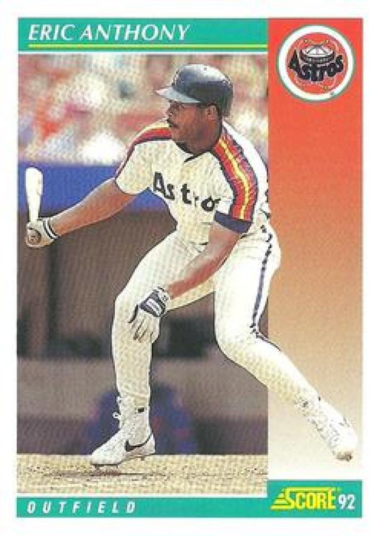 1992 Score #315 Eric Anthony VG  Houston Astros 