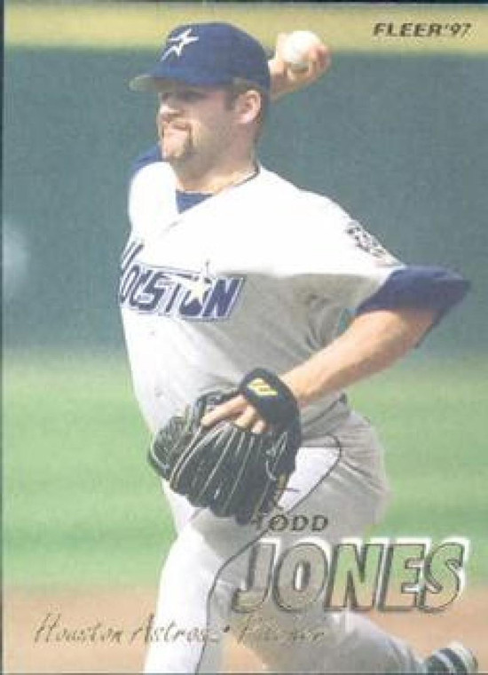 1997 Fleer #348 Todd Jones VG Houston Astros 