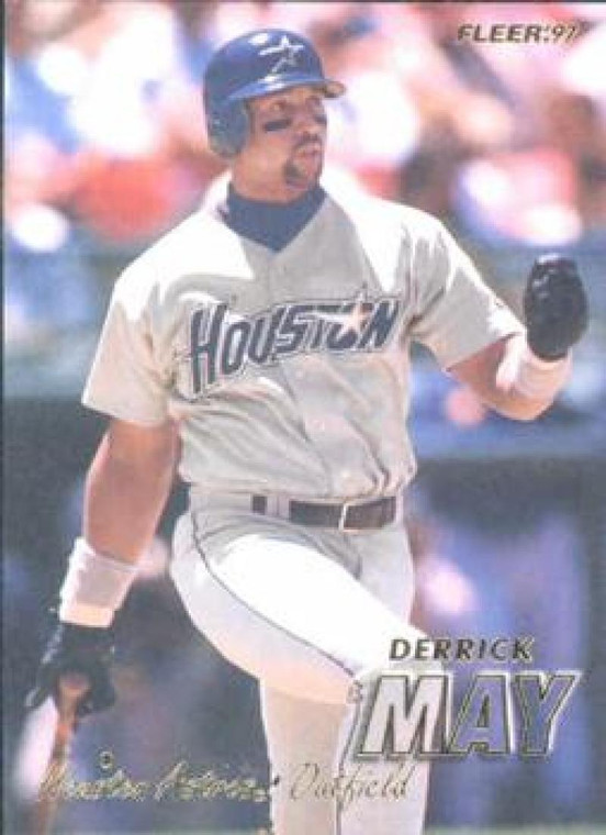 1997 Fleer #350 Derrick May VG Houston Astros 