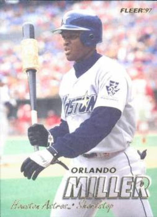 1997 Fleer #351 Orlando Miller VG Houston Astros 