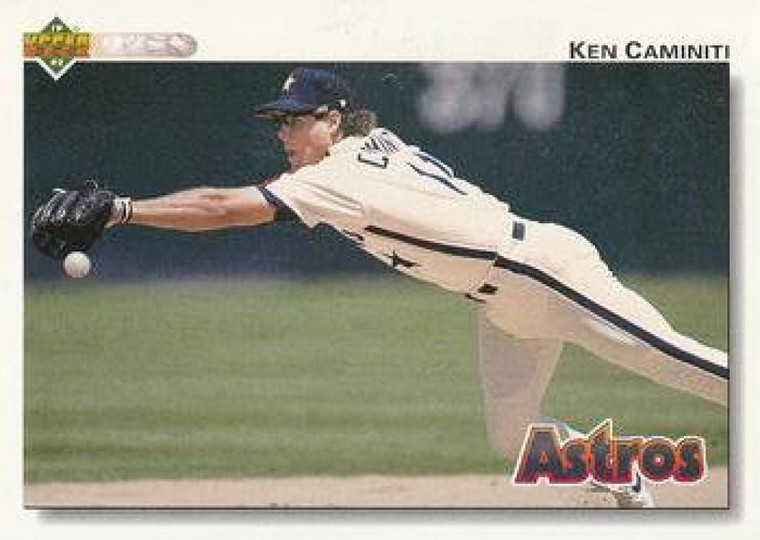 1992 Upper Deck #279 Ken Caminiti VG Houston Astros 