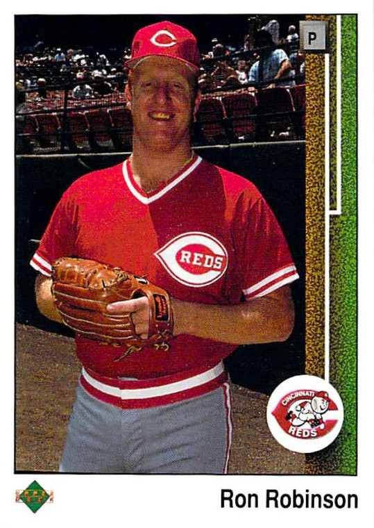 1989 Upper Deck #187 Ron Robinson VG Cincinnati Reds 