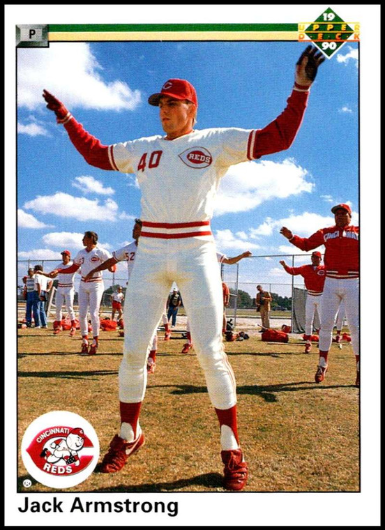 1990 Upper Deck #684 Jack Armstrong VG Cincinnati Reds 