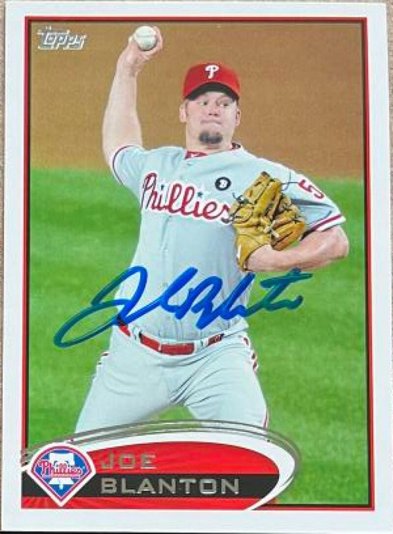 Joe Blanton Autographed 2012 Topps #551