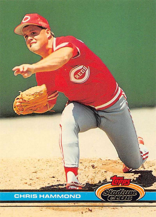 1991 Stadium Club #575 Chris Hammond VG Cincinnati Reds 