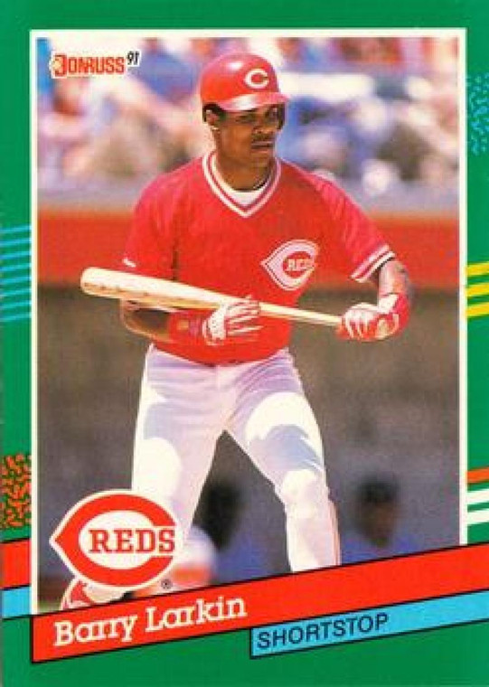 1991 Donruss #471 Barry Larkin VG Cincinnati Reds 