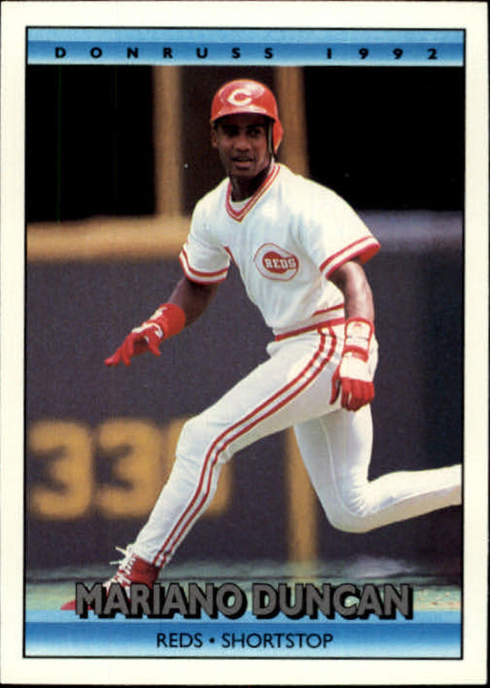 1992 Donruss #540 Mariano Duncan VG Cincinnati Reds 