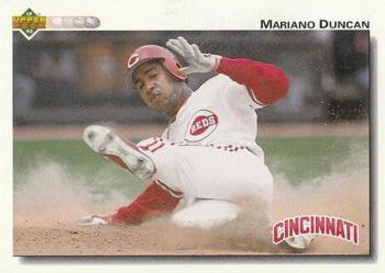 1992 Upper Deck #659 Mariano Duncan VG Cincinnati Reds 