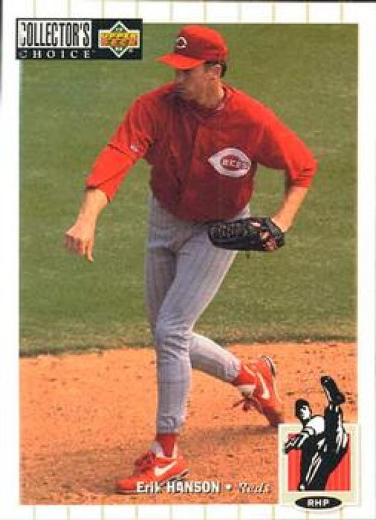 1994 Collector's Choice #597 Erik Hanson VG Cincinnati Reds 