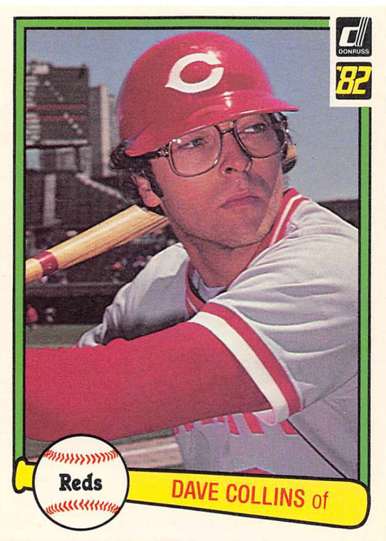 1982 Donruss #169 Dave Collins VG Cincinnati Reds 