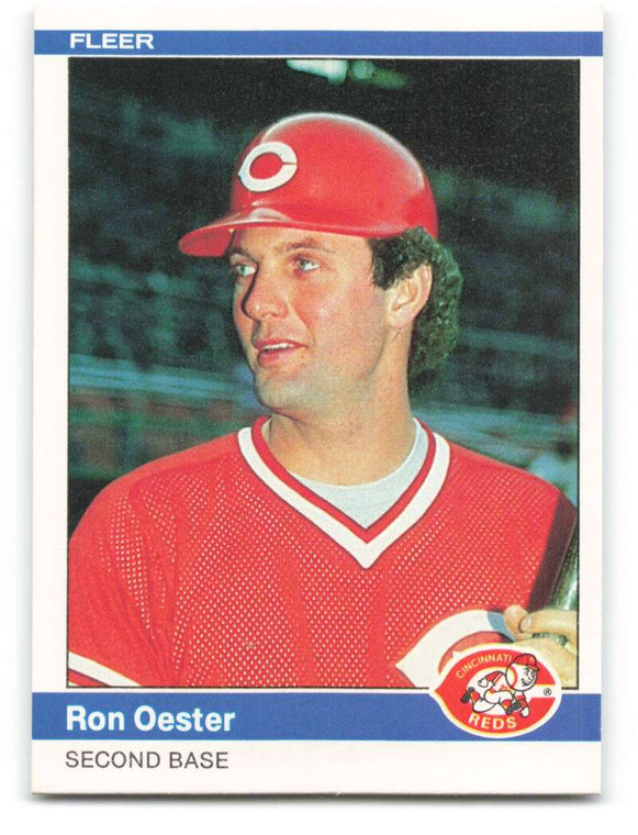 1984 Fleer #475 Ron Oester VG Cincinnati Reds 