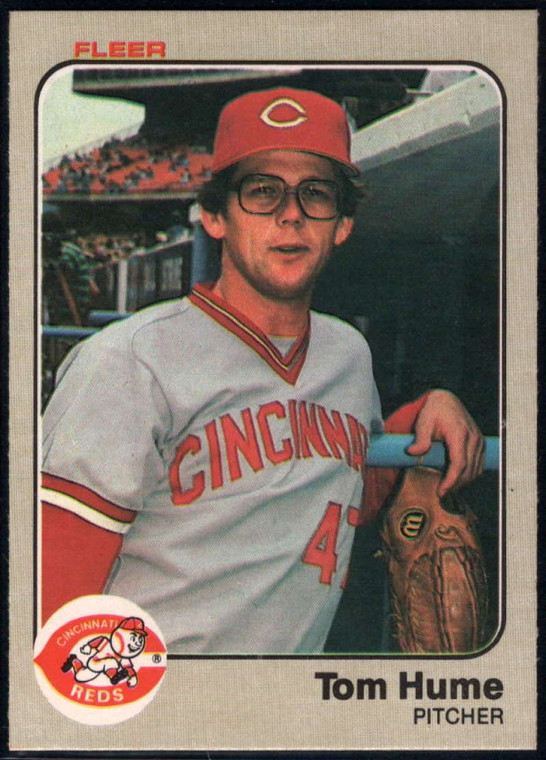 1983 Fleer #593 Tom Hume VG Cincinnati Reds 