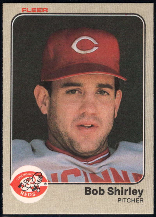 1983 Fleer #602 Bob Shirley VG Cincinnati Reds 