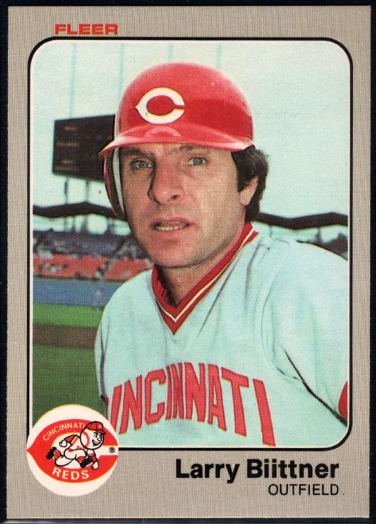 1983 Fleer #586 Larry Biittner VG Cincinnati Reds 