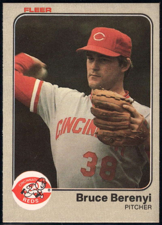 1983 Fleer #585 Bruce Berenyi VG Cincinnati Reds 
