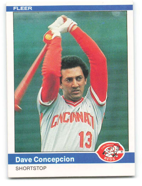 1984 Fleer #466 Dave Concepcion VG Cincinnati Reds 