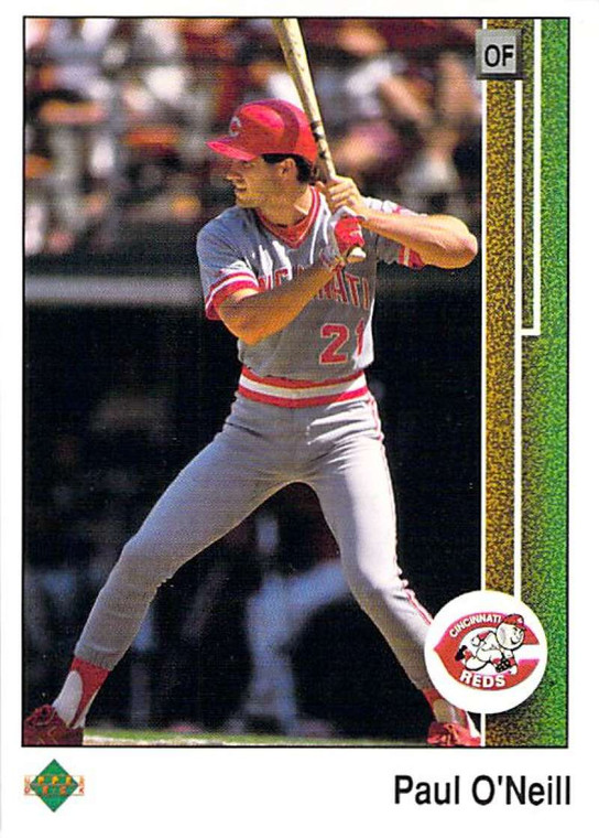 1989 Upper Deck #428 Paul O'Neill VG Cincinnati Reds 