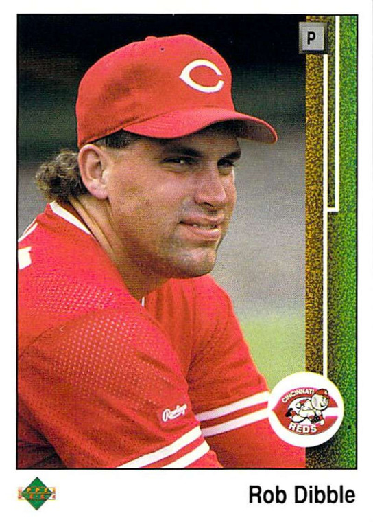 1989 Upper Deck #375 Rob Dibble VG RC Rookie Cincinnati Reds 
