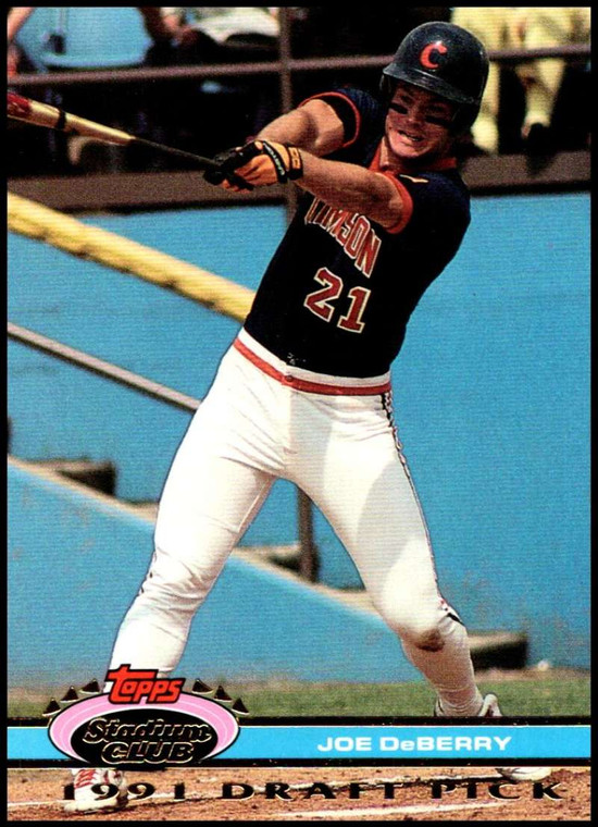 1992 Stadium Club Dome #34 Joe DeBerry VG RC Rookie Cincinnati Reds 