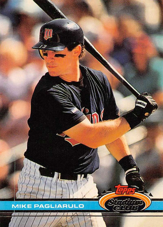 1991 Stadium Club #522 Mike Pagliarulo VG Minnesota Twins 