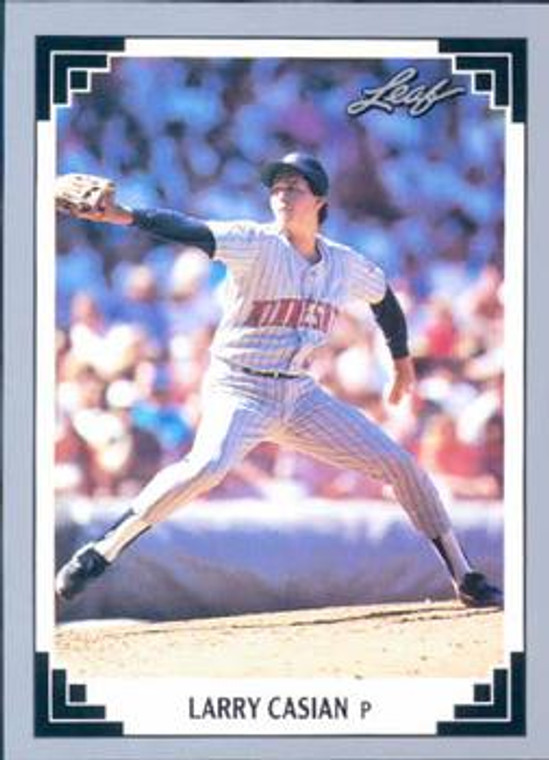 1991 Leaf #481 Larry Casian VG RC Rookie Minnesota Twins 