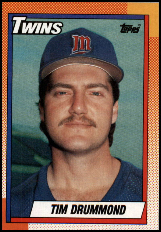 1990 Topps #713 Tim Drummond VG RC Rookie Minnesota Twins 