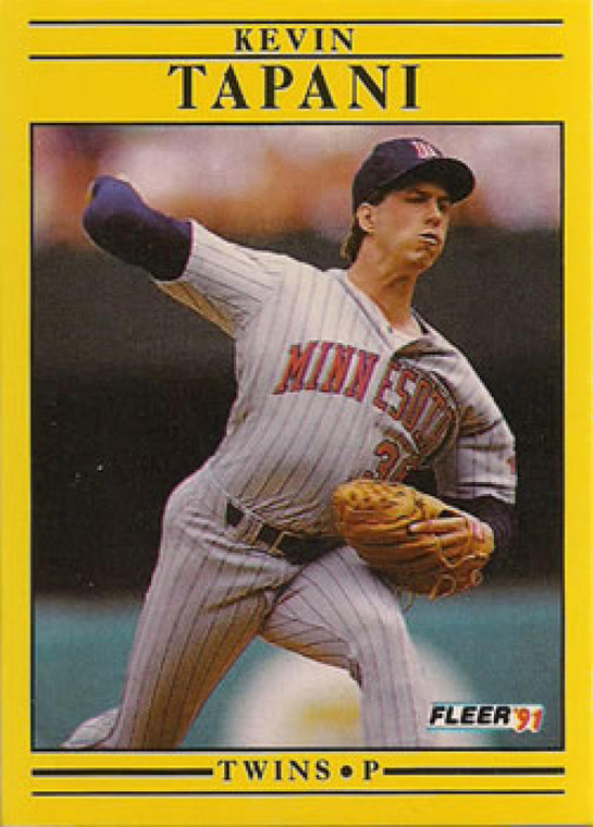 1991 Fleer #625 Kevin Tapani VG Minnesota Twins 