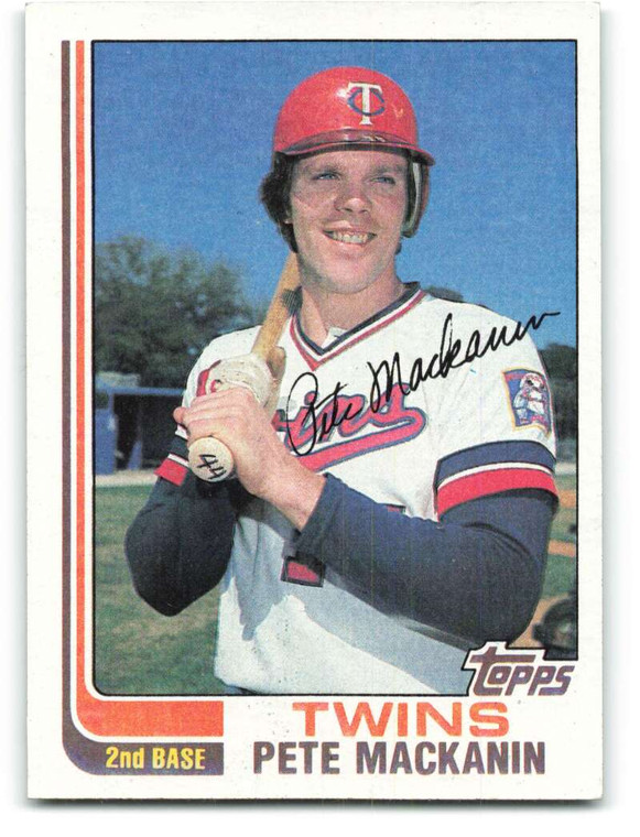 1982 Topps #438 Pete Mackanin VG Minnesota Twins 