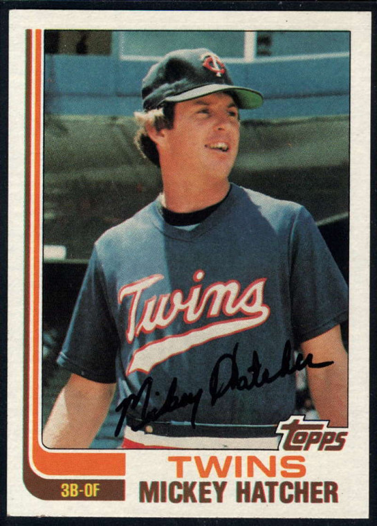 1982 Topps #467 Mickey Hatcher VG Minnesota Twins 