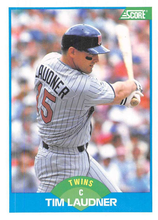 1989 Score #134 Tim Laudner VG Minnesota Twins 