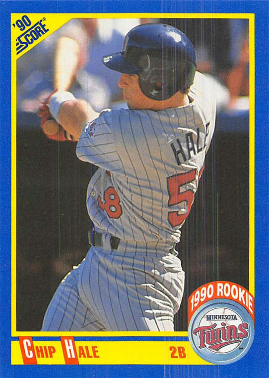 1990 Score #588 Chip Hale VG RC Rookie Minnesota Twins 