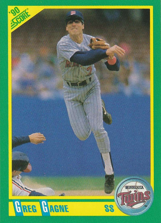 1990 Score #102 Greg Gagne VG Minnesota Twins 