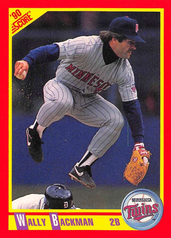 1990 Score #281 Wally Backman VG Minnesota Twins 