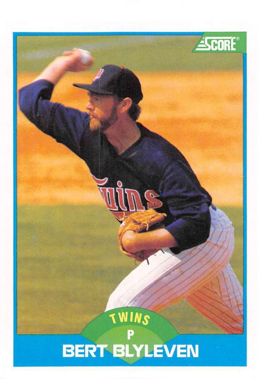 1989 Score #215 Bert Blyleven VG Minnesota Twins 