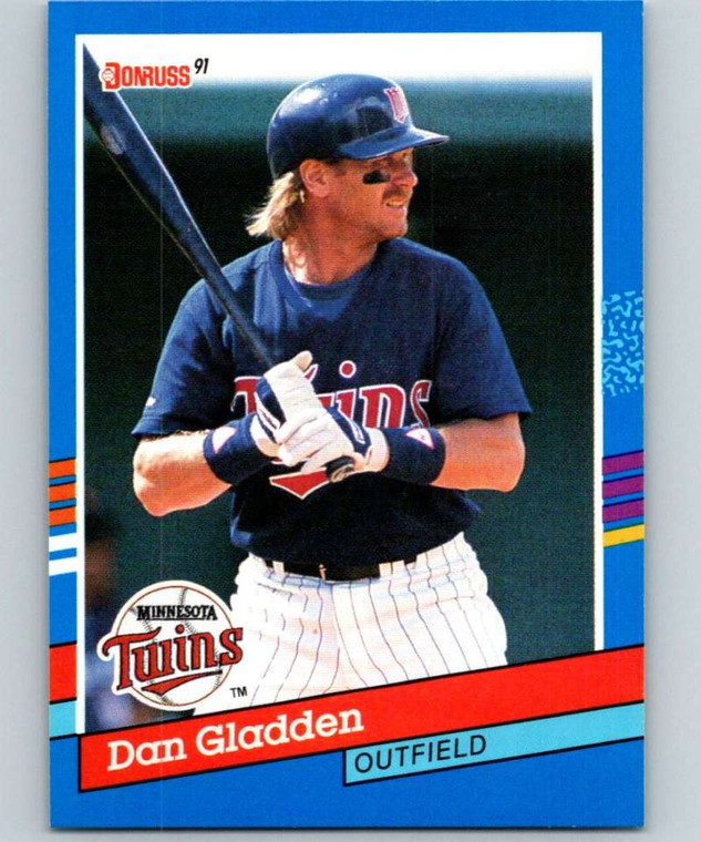1991 Donruss #228 Dan Gladden VG Minnesota Twins 