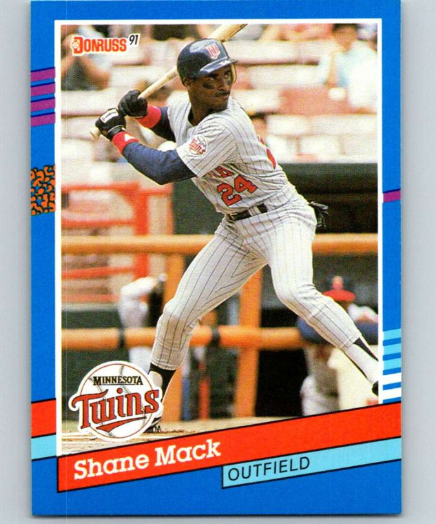 1991 Donruss #320 Shane Mack VG Minnesota Twins 