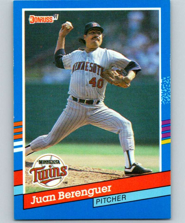 1991 Donruss #340 Juan Berenguer VG Minnesota Twins 