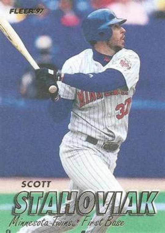 1997 Fleer #157 Scott Stahoviak VG Minnesota Twins 