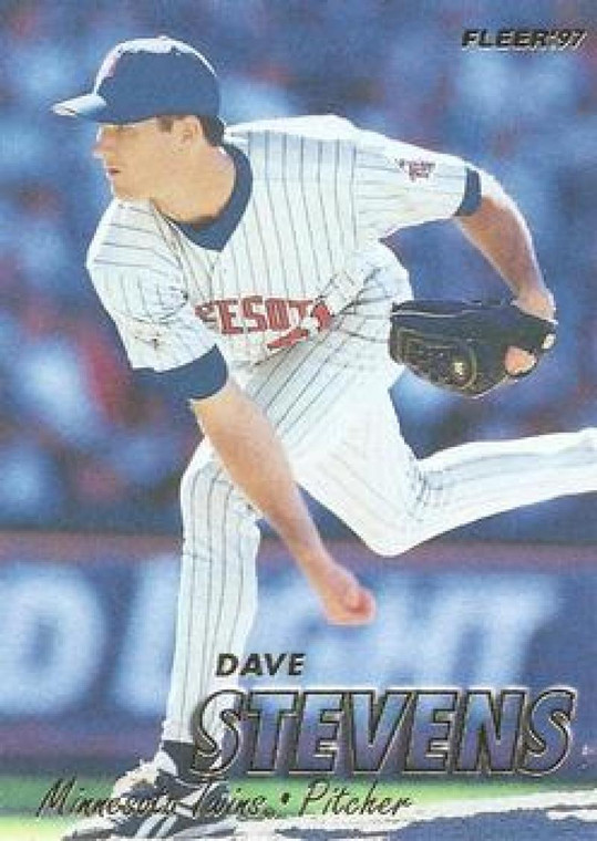 1997 Fleer #158 Dave Stevens VG Minnesota Twins 