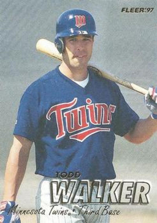 1997 Fleer #160 Todd Walker VG Minnesota Twins 